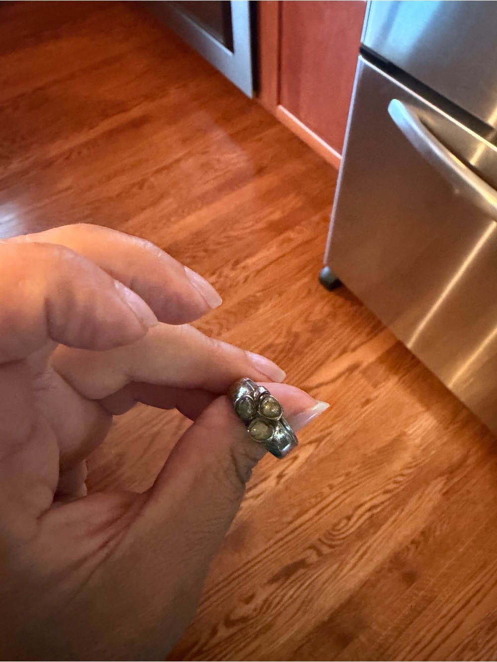 Silver and Gold Reptile Accessory Ring